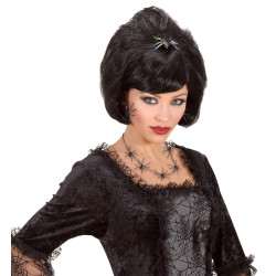 Náušnice s pavouky černé